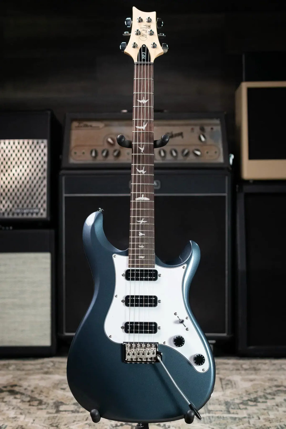 PRS SE NF3 Bolt-On Electric Guitar - Gun Metal Grey with Gig Bag - Demo