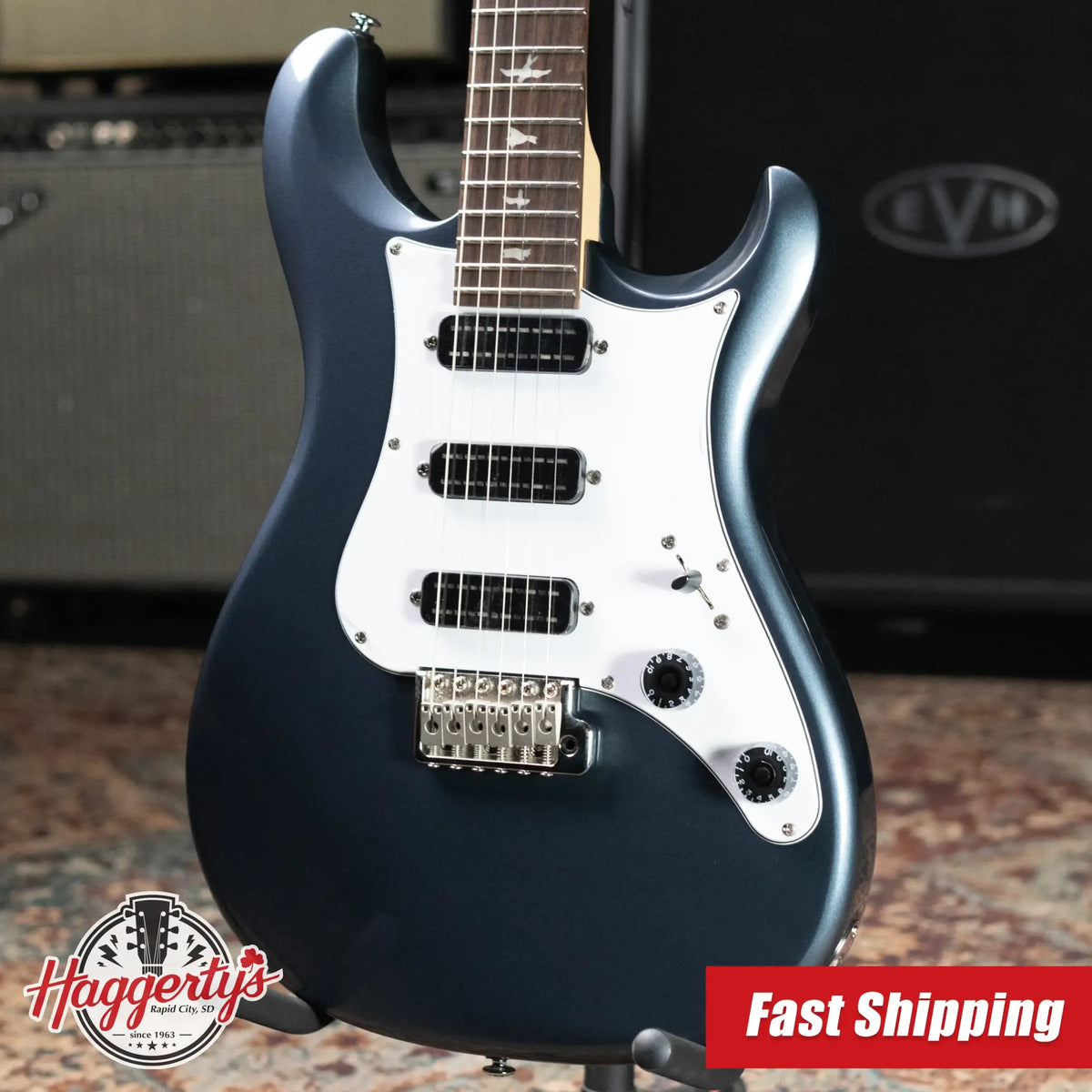 PRS SE NF3 Bolt-On Electric Guitar - Gun Metal Grey with Gig Bag - Demo