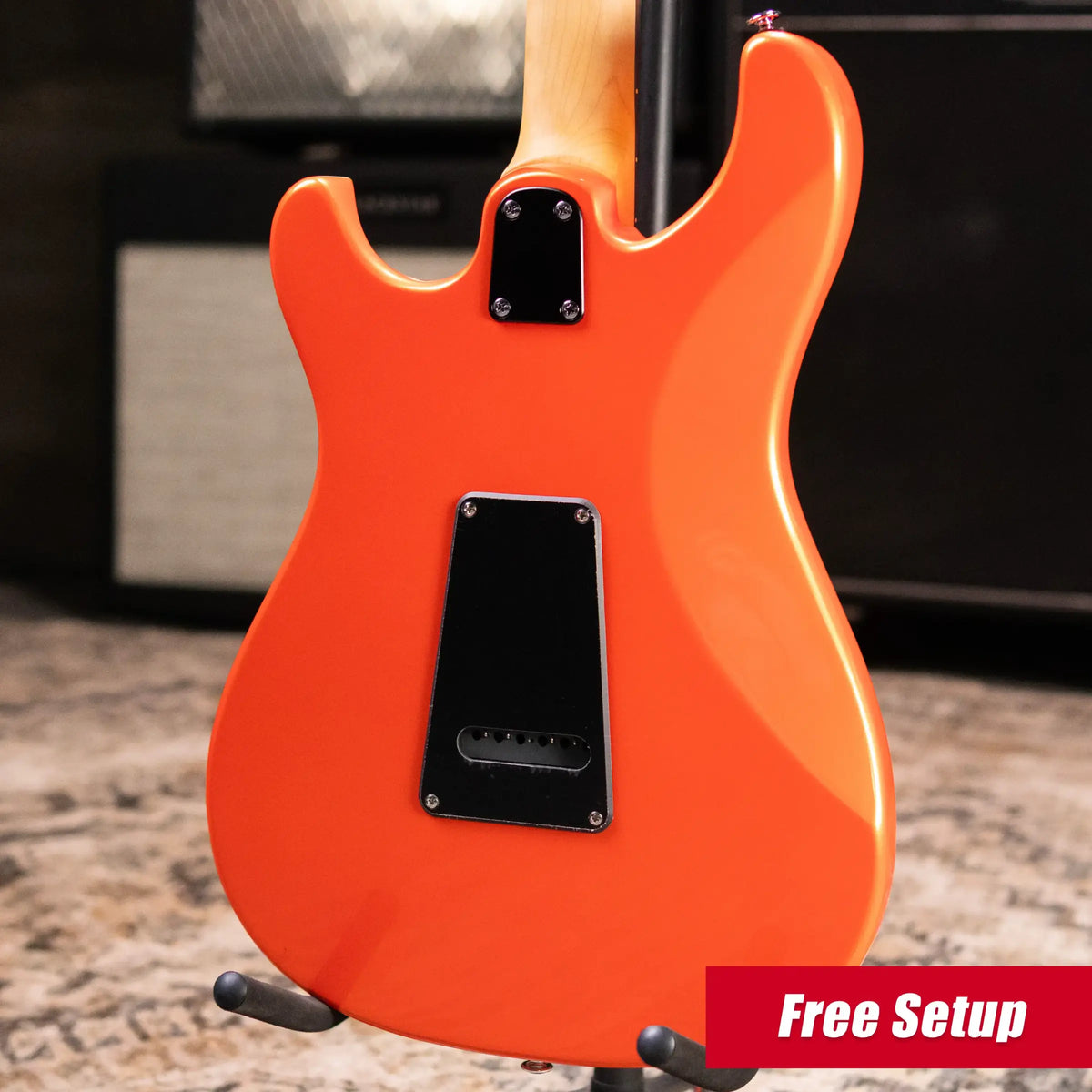 PRS SE NF3 Rosewood Fretboard Electric Guitar - Metallic Orange with Gig Bag - Demo
