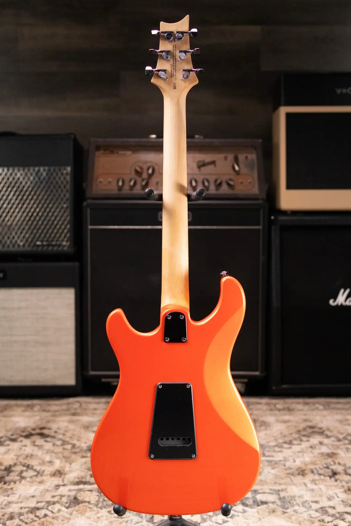 PRS SE NF3 Rosewood Fretboard Electric Guitar - Metallic Orange with Gig Bag - Demo