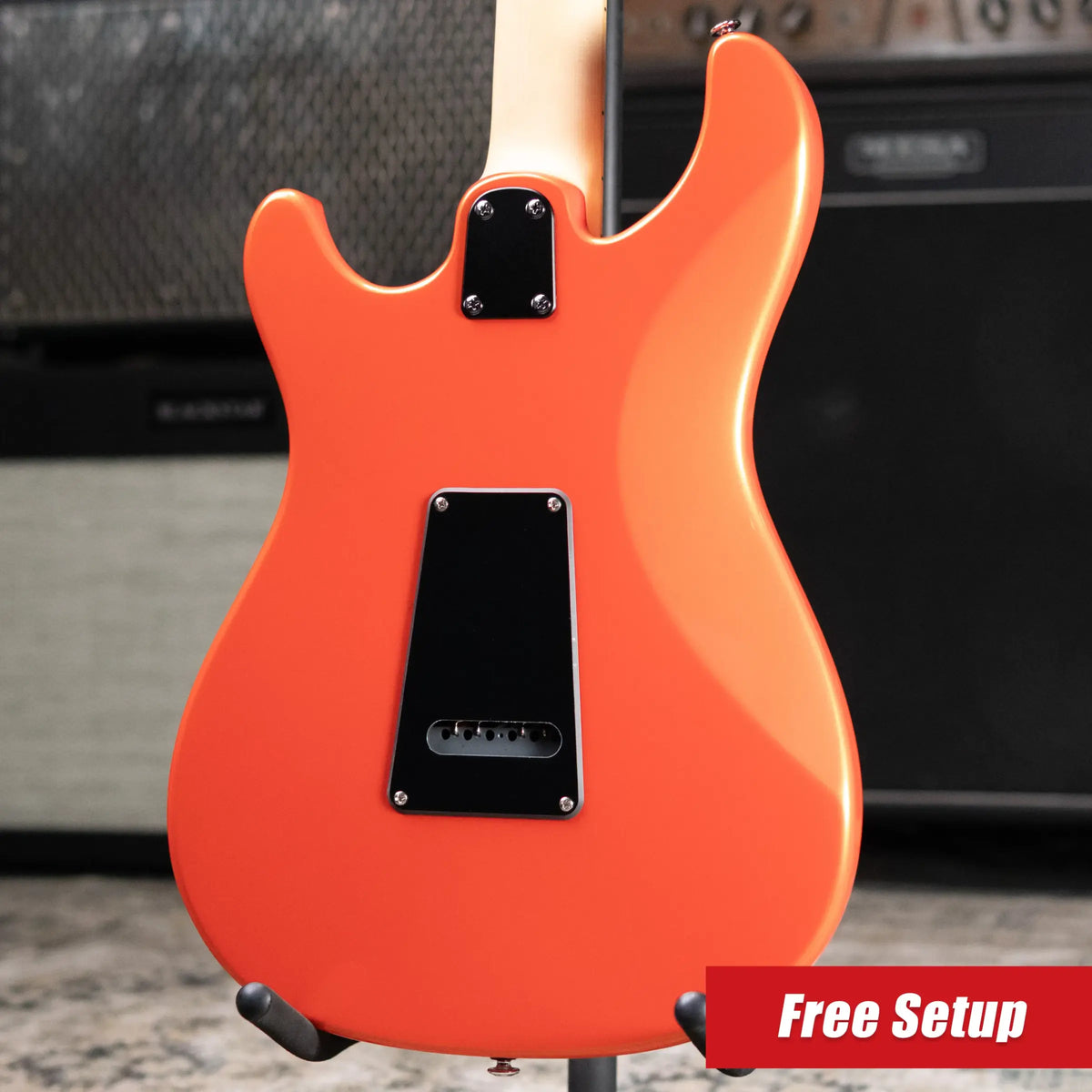 PRS SE NF3 Solid Body Electric Guitar - Metallic Orange with Gig Bag