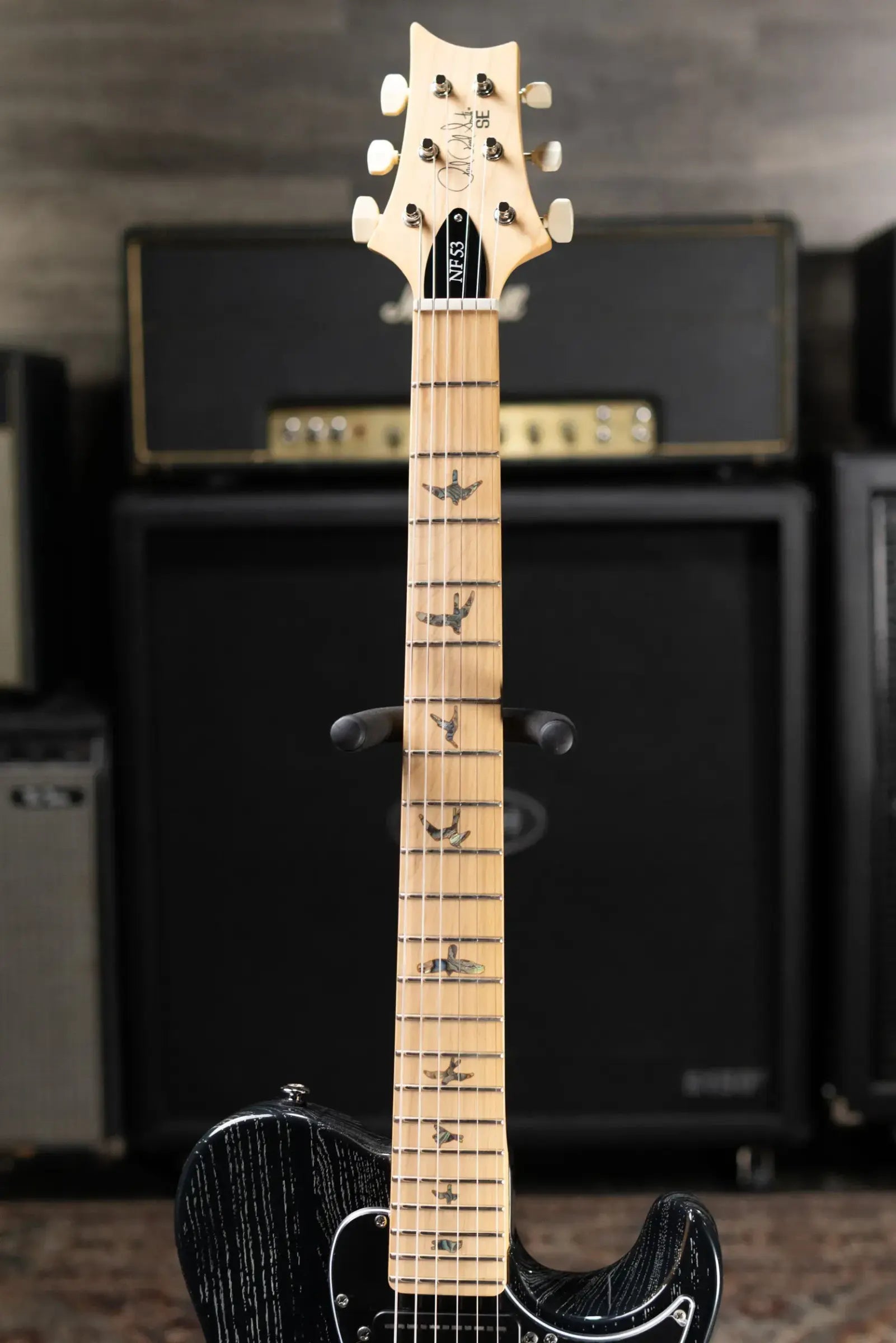 PRS SE NF53 Electric Guitar - Black Doghair with Gig Bag