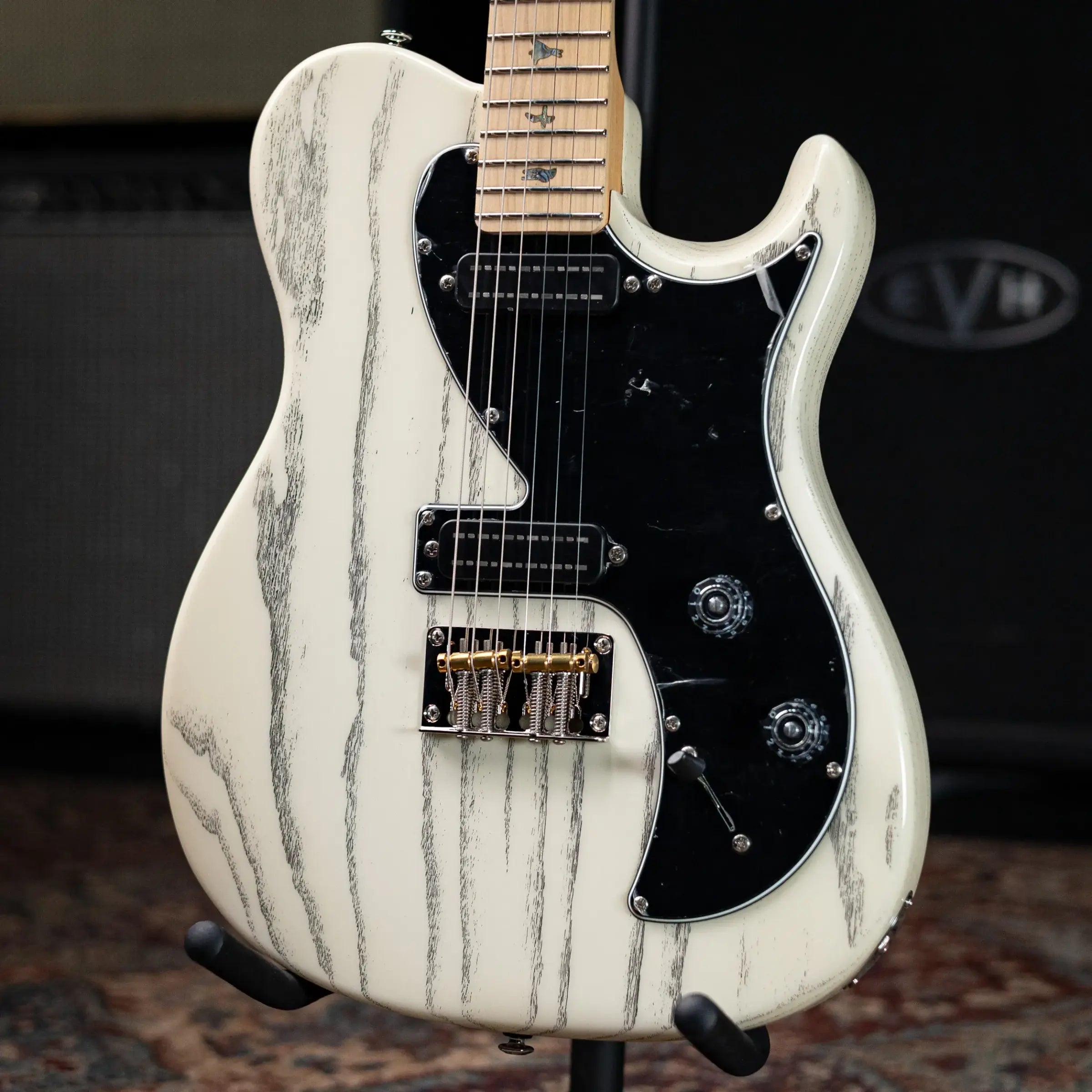 PRS SE NF 53 Bolt-on Electric Guitar - White Doghair with Gig Bag