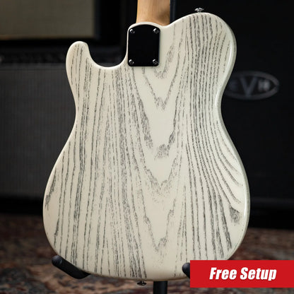 PRS SE NF 53 Bolt-on Electric Guitar - White Doghair with Gig Bag