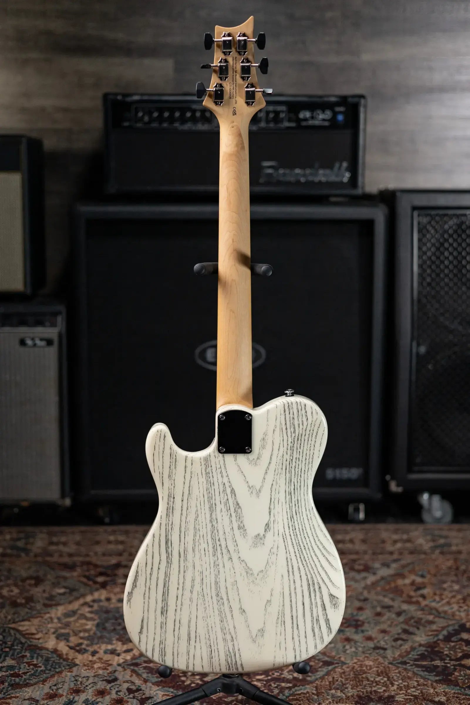 PRS SE NF 53 Bolt-on Electric Guitar - White Doghair with Gig Bag