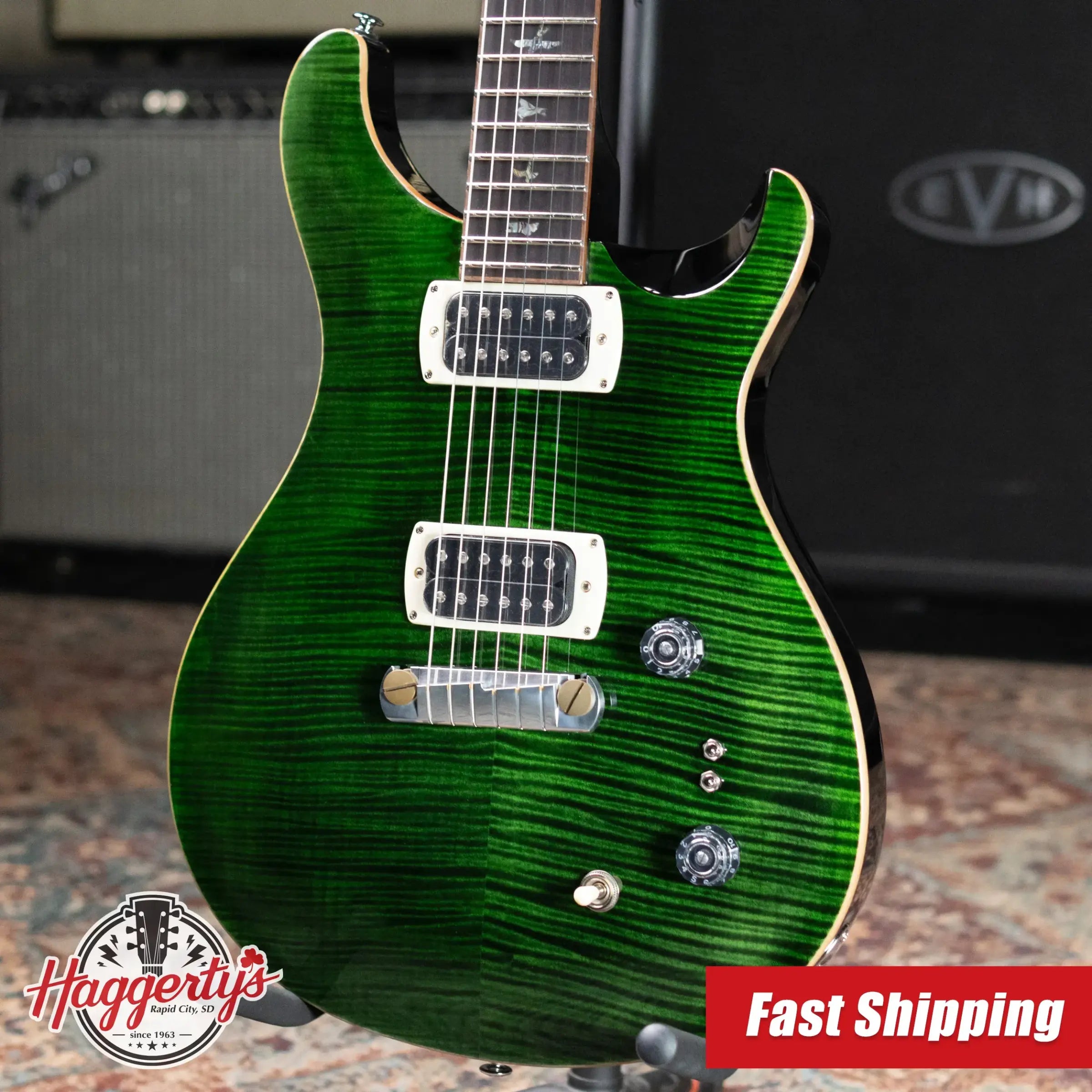 PRS SE Paul's Guitar Electric Guitar - Teal Black with Gig Bag