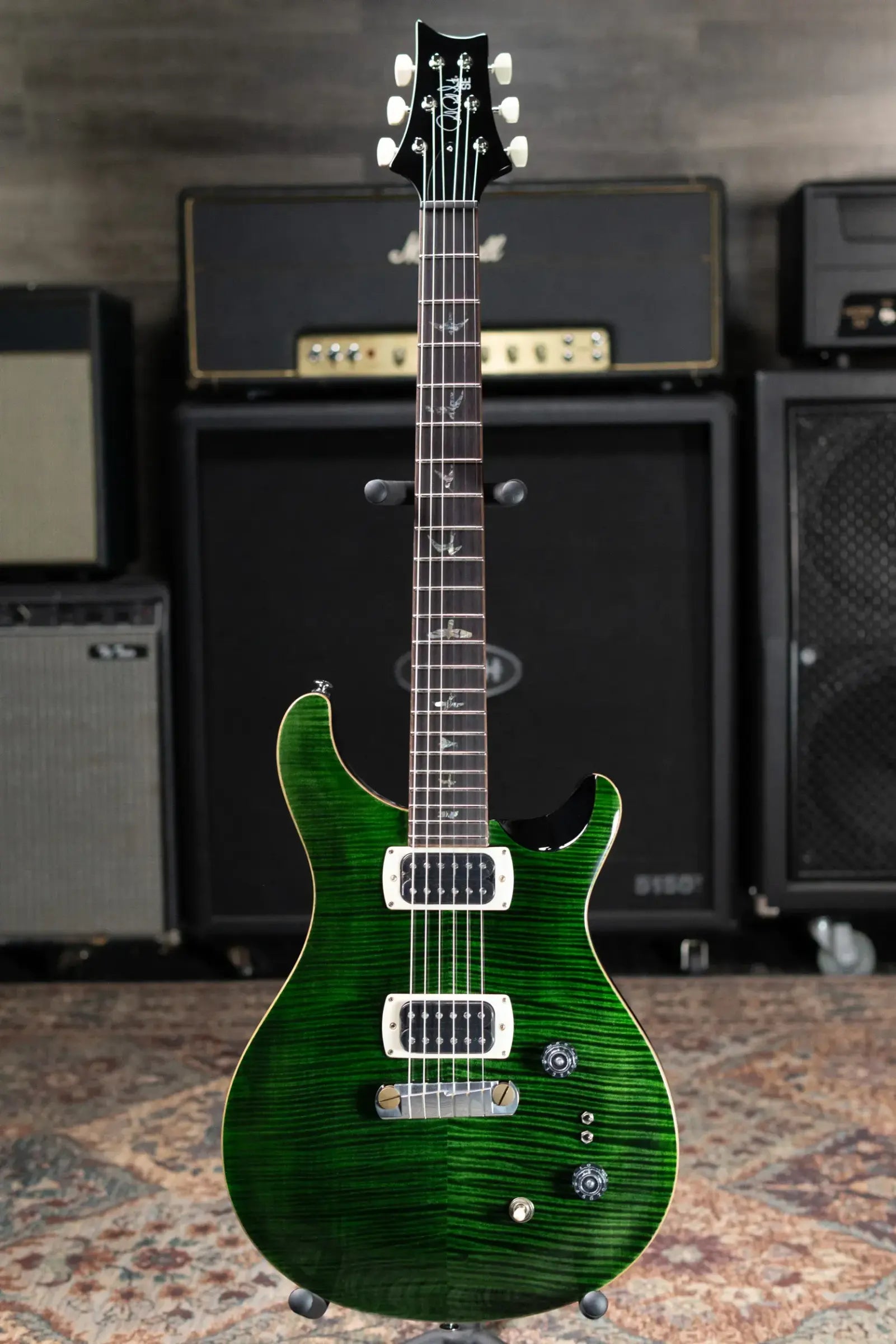 PRS SE Paul's Guitar Electric Guitar - Teal Black with Gig Bag