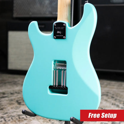 PRS Silver Sky Limited Edition Electric Guitar - Wild Blue with Gig Bag