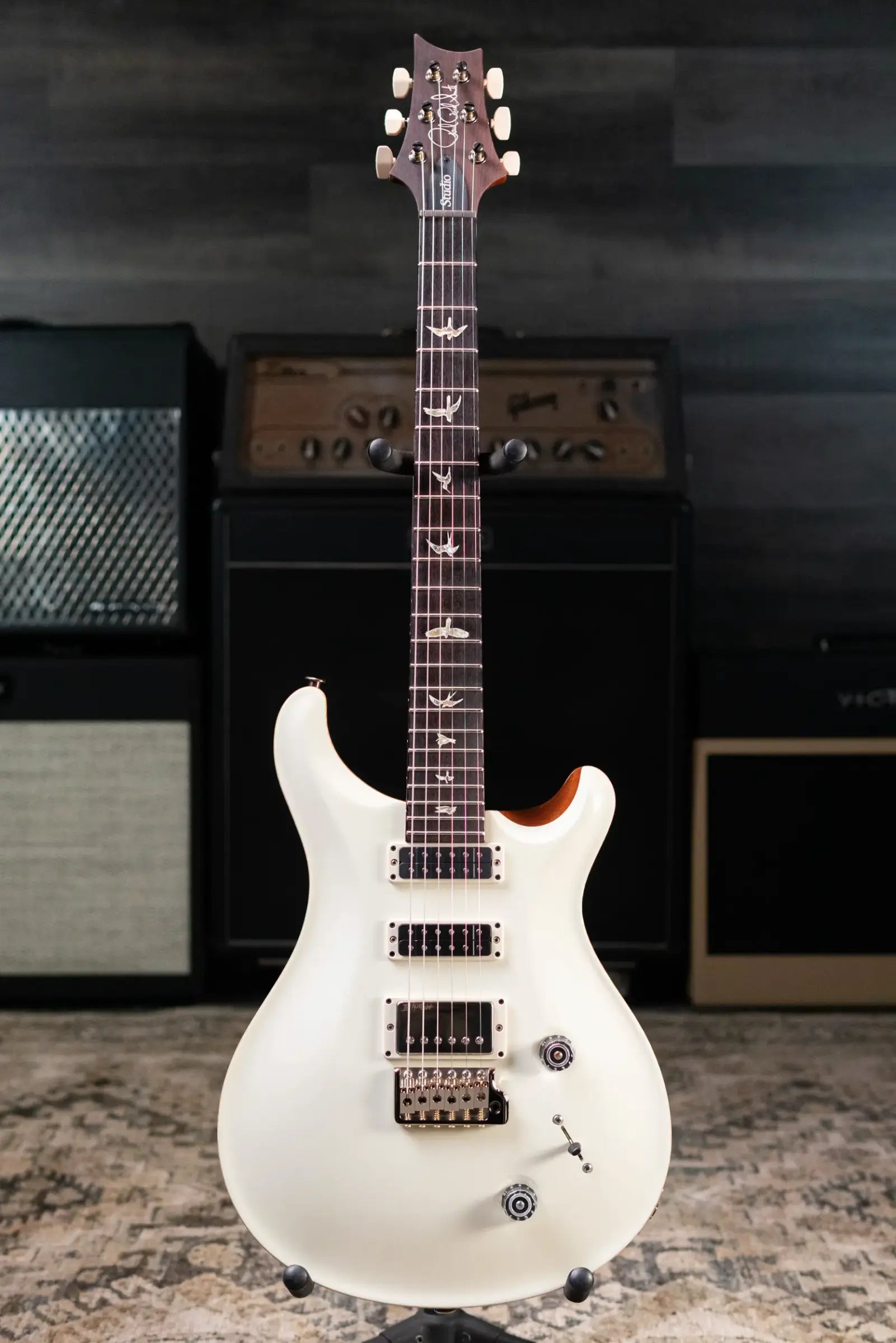 PRS Studio 22 Electric Guitar - Antique White Top with Hardshell Case