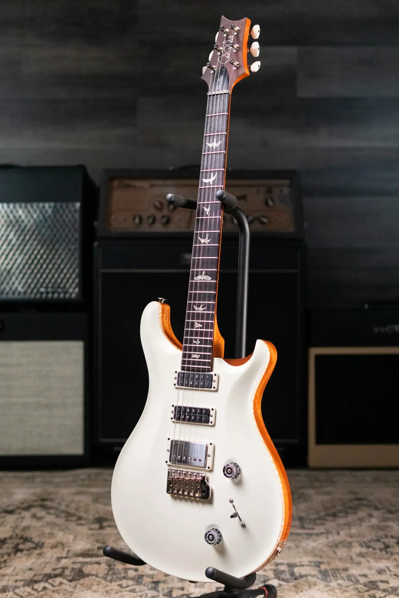 PRS Studio 22 Electric Guitar - Antique White Top with Hardshell Case