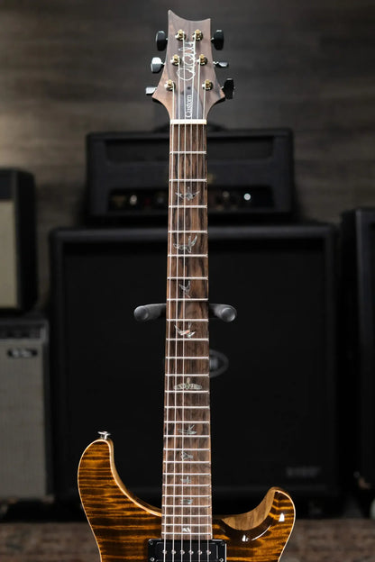 PRS Wood Library Custom 24 Stoptail Limited Edition 10-Top Electric Guitar - Tiger Eye with Hardshell Case