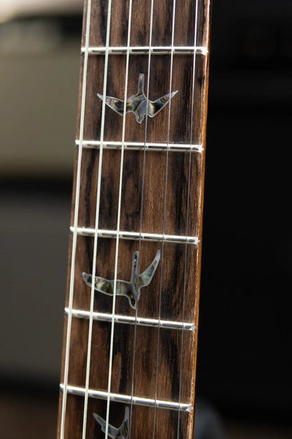 PRS Wood Library Custom 24 Stoptail Limited Edition 10-Top Electric Guitar - Tiger Eye with Hardshell Case