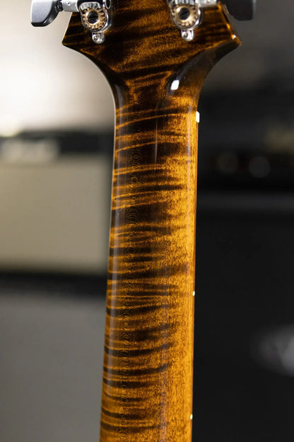 PRS Wood Library Custom 24 Stoptail Limited Edition 10-Top Electric Guitar - Tiger Eye with Hardshell Case