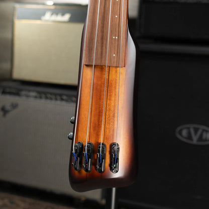 Ibanez Bass Workshop UB804 4-String Electric Upright Bass - Mahogany Oil Burst with Gig Bag