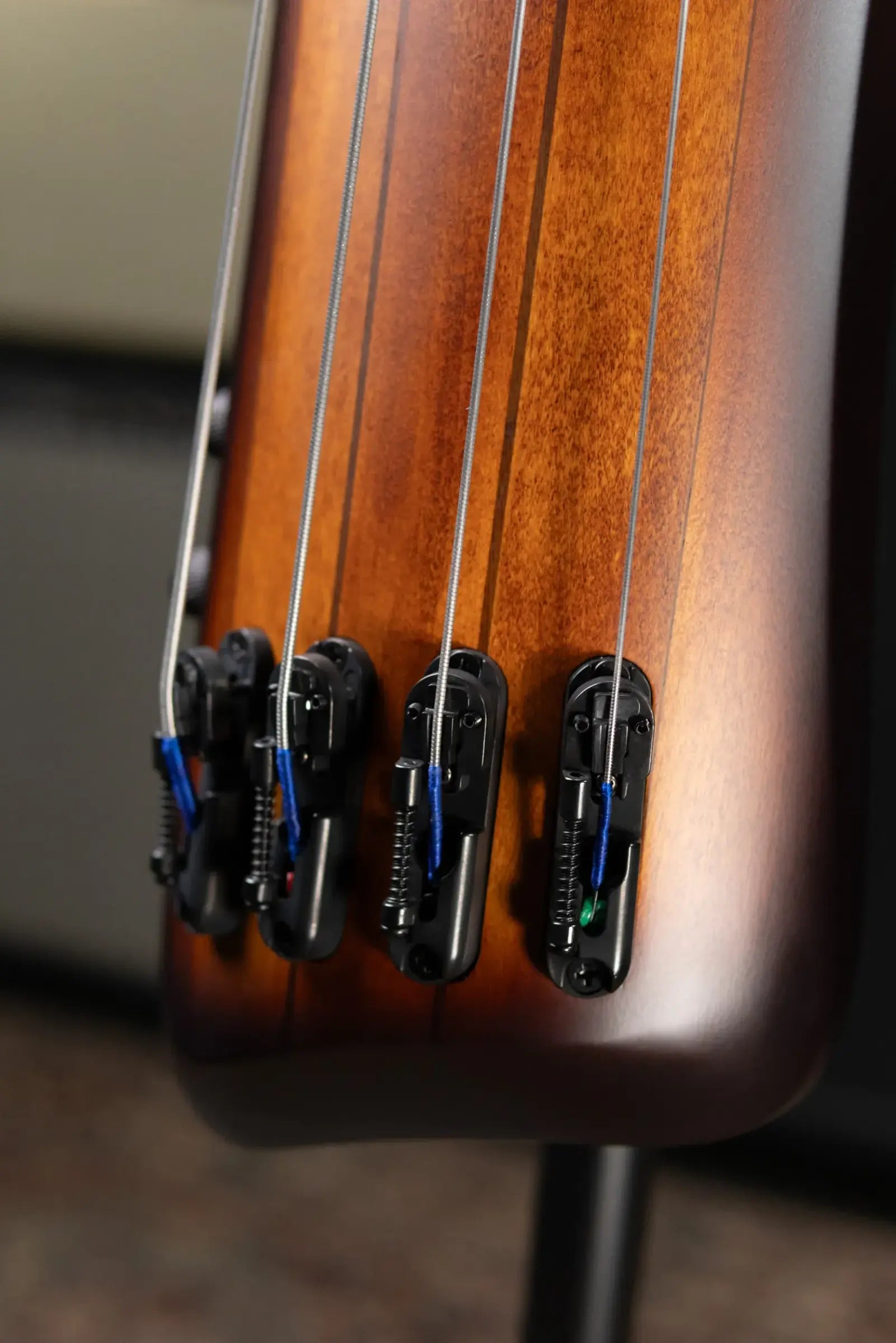 Ibanez Bass Workshop UB804 4-String Electric Upright Bass - Mahogany Oil Burst with Gig Bag