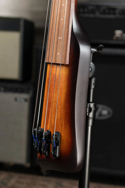 Ibanez Bass Workshop UB804 4-String Electric Upright Bass - Mahogany Oil Burst with Gig Bag