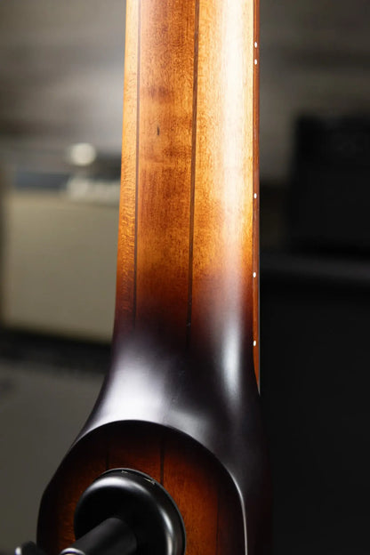 Ibanez Bass Workshop UB804 4-String Electric Upright Bass - Mahogany Oil Burst with Gig Bag