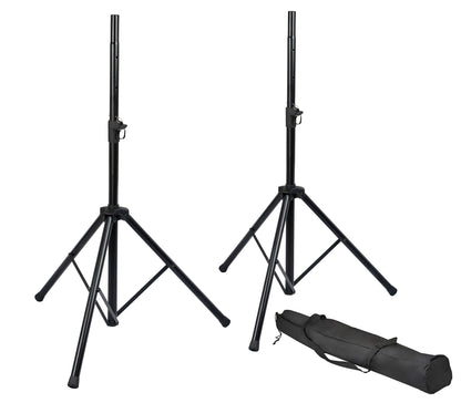 ROK-IT Speaker Stand Set with Carry Bag