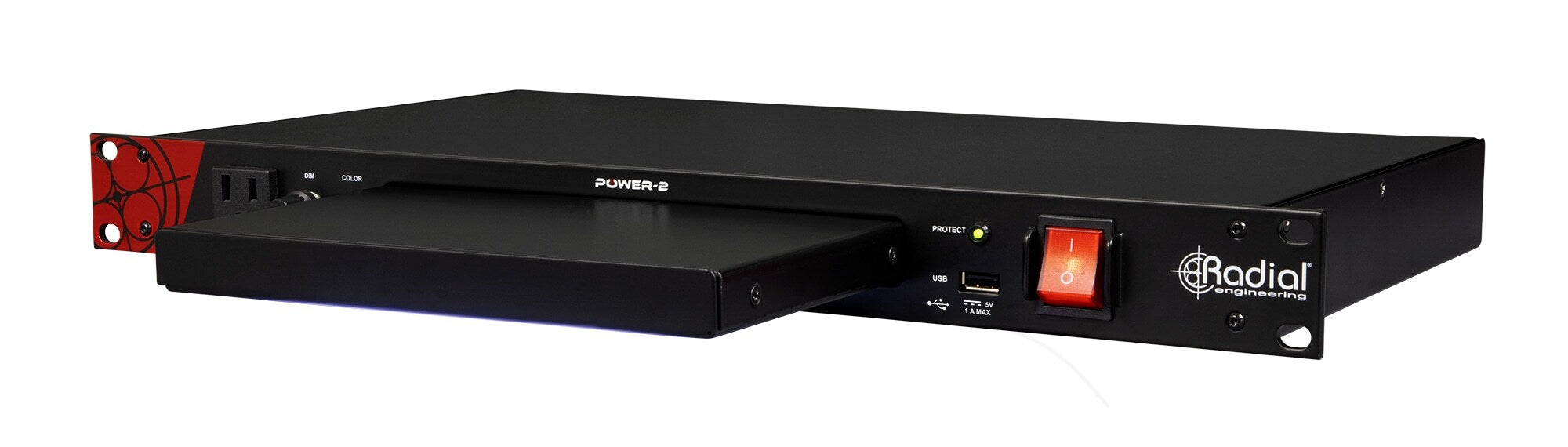Radial Engineering Power-2 19" Rack Mount Power Conditioner/Surge Surpressor, LED Lighting