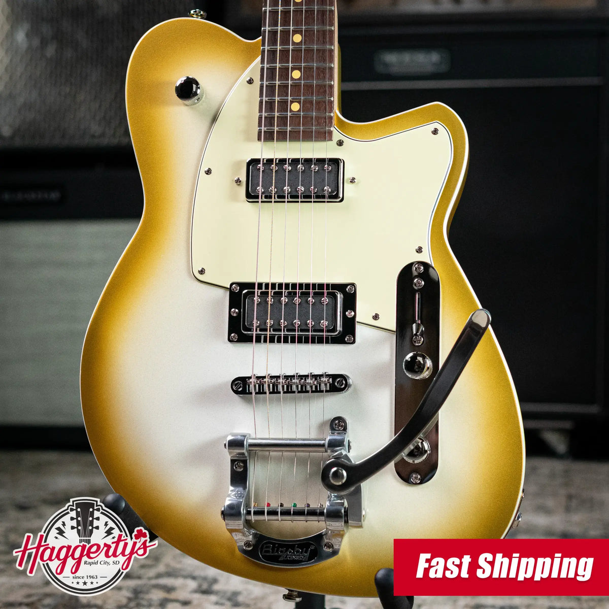 Reverend Flatroc Solidbody Electric Guitar - Venetian Pearl