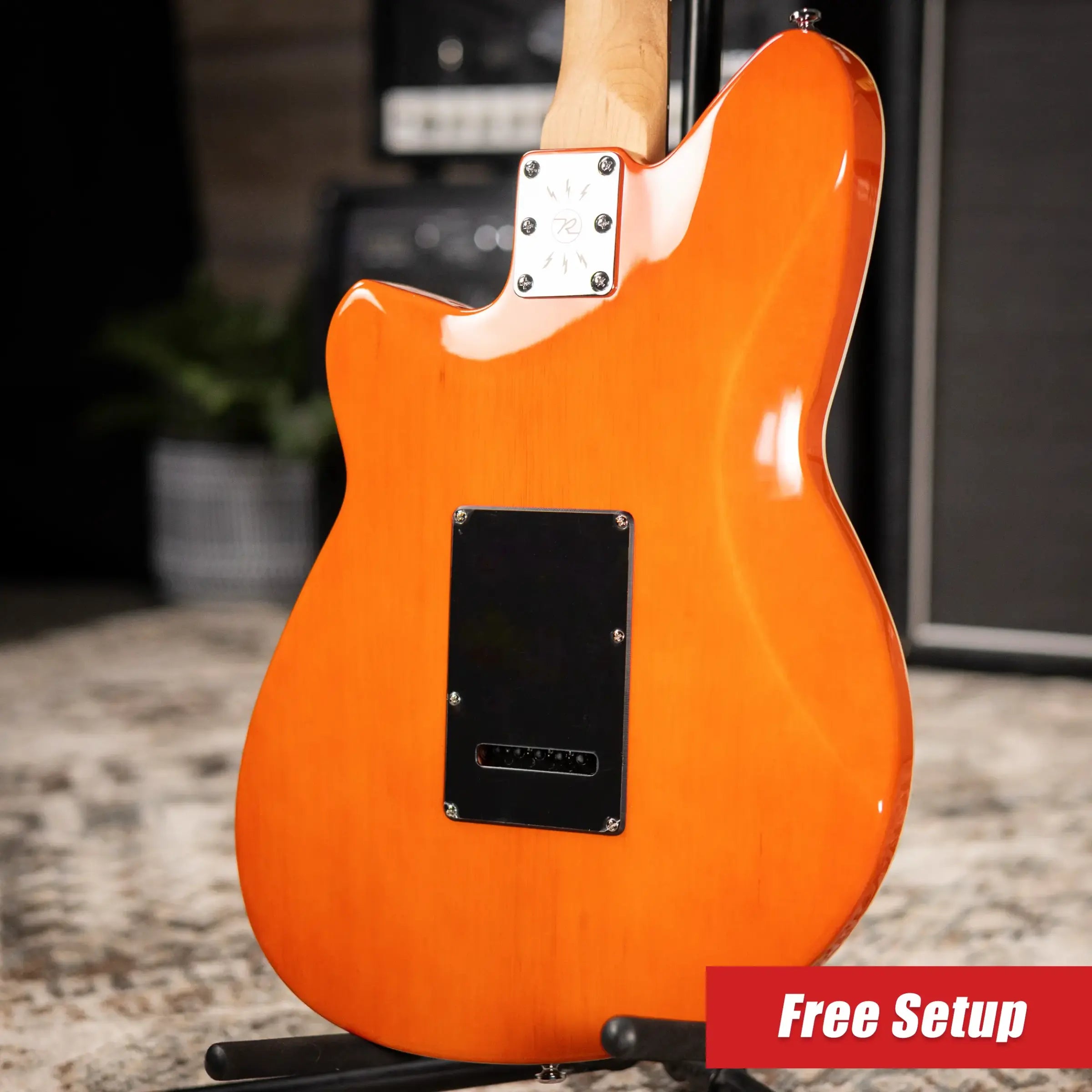 Reverend Ron Asheton Jetstream 390 Electric Guitar - Rock Orange