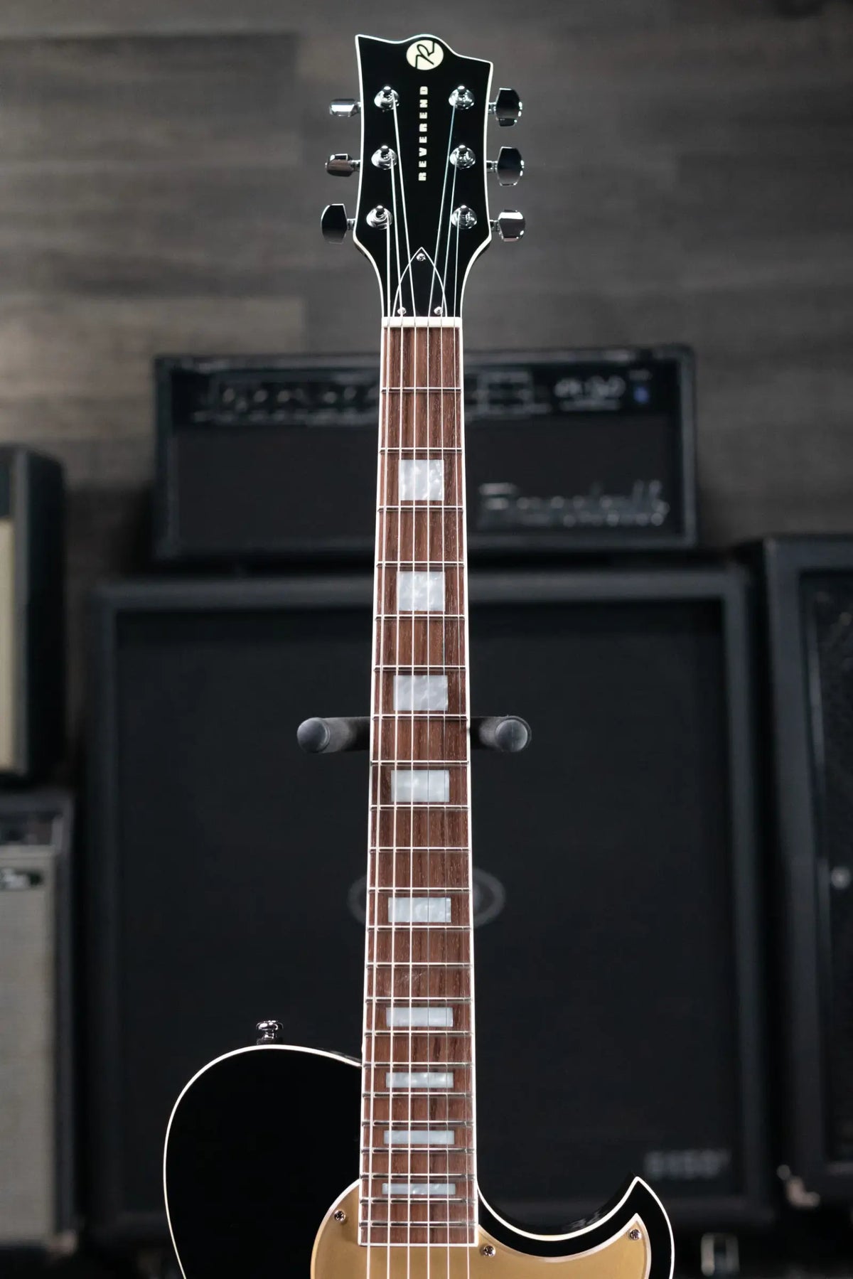 Reverend Roundhouse Jr Electric Guitar - Midnight Black