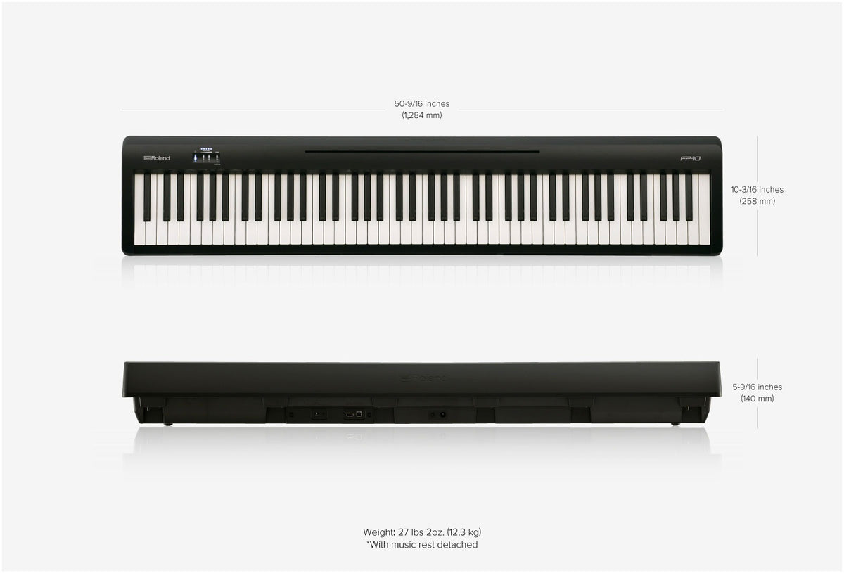 Roland FP-10 Digital Piano - Black