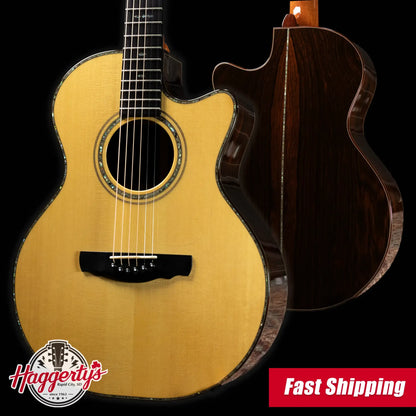 Ryan Guitars Mission Grand Concert Acoustic Guitar - Brazilian Rosewood/Adirondack with Hardshell Case - Used