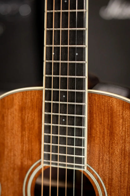 Santa Cruz Firefly Parlor Acoustic/Electric Guitar - Sinker Redwood/Indian Rosewood with Hardshell Case