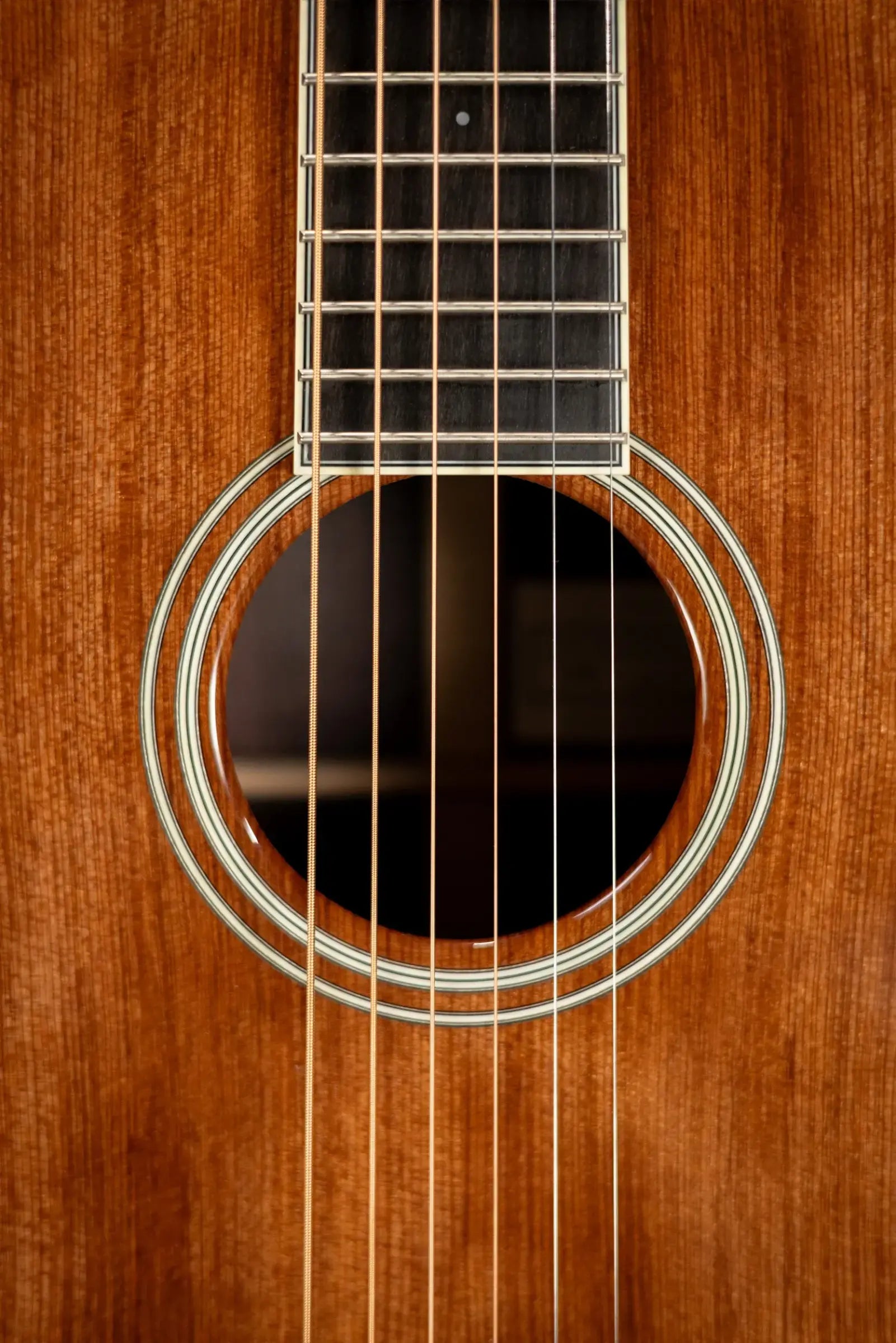Santa Cruz Firefly Parlor Acoustic/Electric Guitar - Sinker Redwood/Indian Rosewood with Hardshell Case