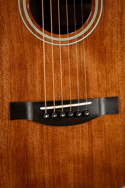 Santa Cruz Firefly Parlor Acoustic/Electric Guitar - Sinker Redwood/Indian Rosewood with Hardshell Case