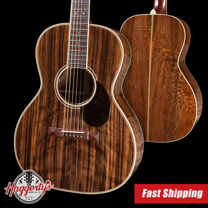 Santa Cruz Guitar Company H13 1976 50th Anniversary OM Acoustic Guitar - Striped Sinker San Lorenzo Redwood/Sycamore with Hardshell Case