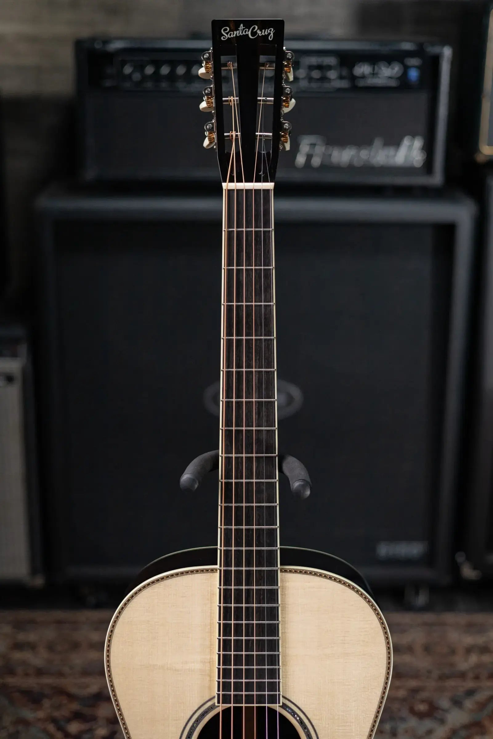 Santa Cruz H13 Acoustic Guitar - Bearclaw German Spruce/African Blackwood with Hardshell Case