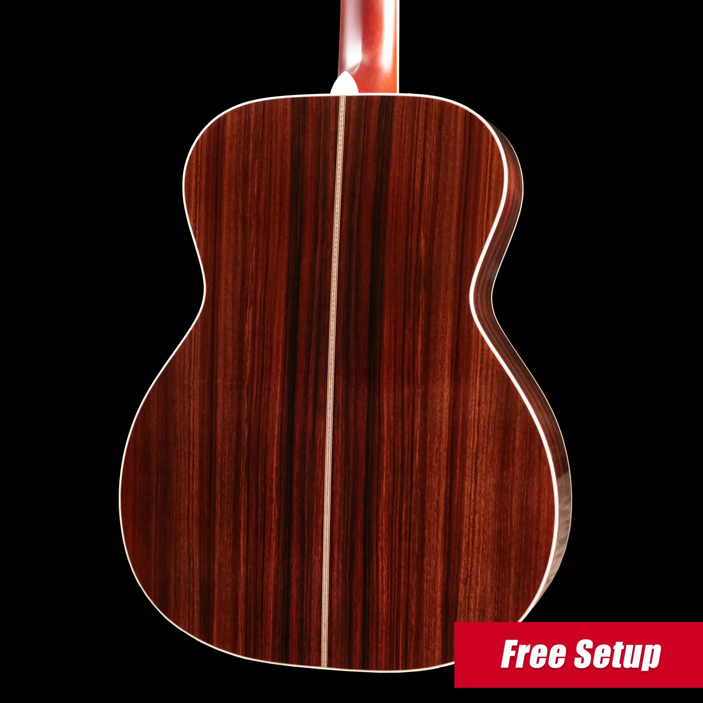 Santa Cruz OM Acoustic Guitar - Sitka Spruce/Indian Rosewood with Hardshell Case
