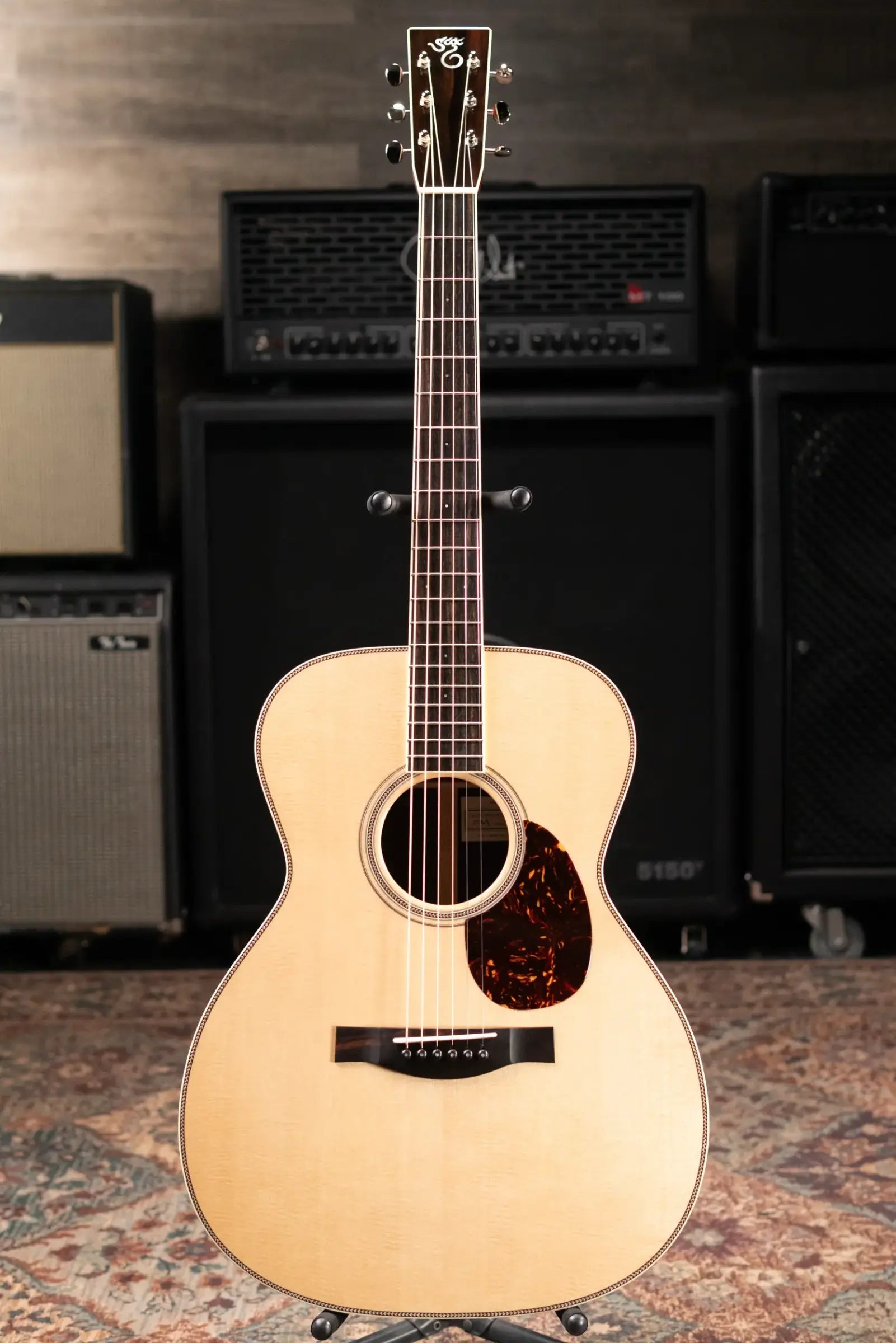 Santa Cruz OM Acoustic Guitar - Sitka Spruce/Indian Rosewood with Hardshell Case
