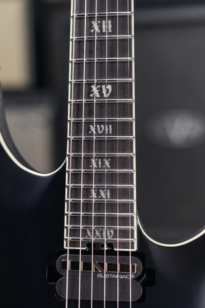 Schecter C-1 FR S SLS Elite Evil Twin Electric Guitar - Satin Black
