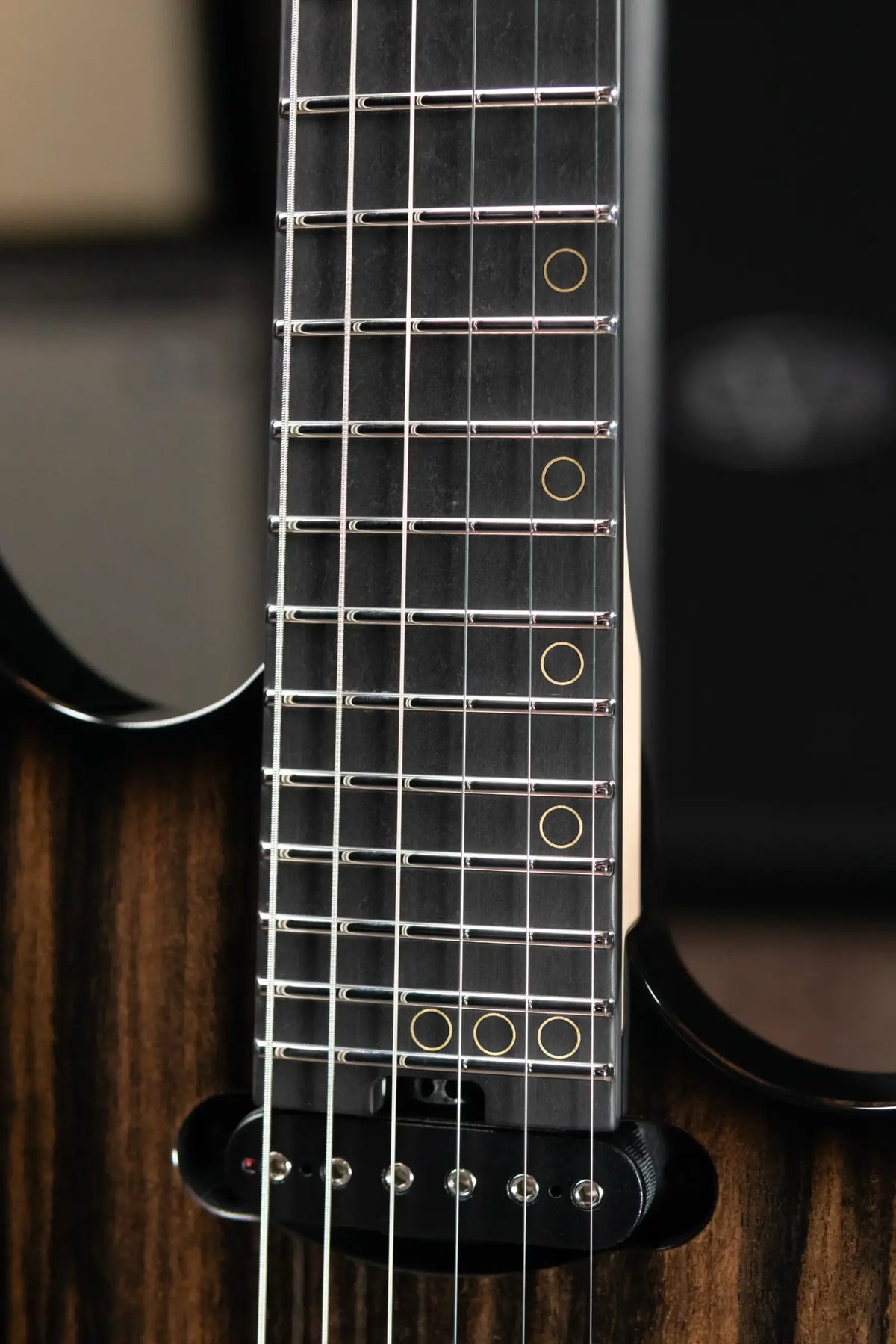 Schecter Custom Shop Sunset Extreme-6 FR HSS Electric Guitar - White Ebony Top with Hardshell Case