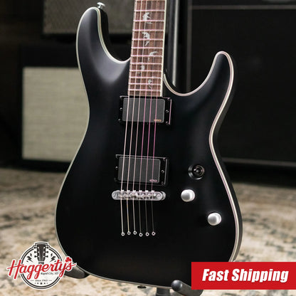 Schecter Damien Platinum-6 Electric Guitar - Satin Black