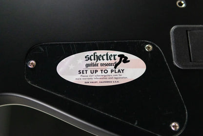 Schecter Damien Platinum-6 Electric Guitar - Satin Black