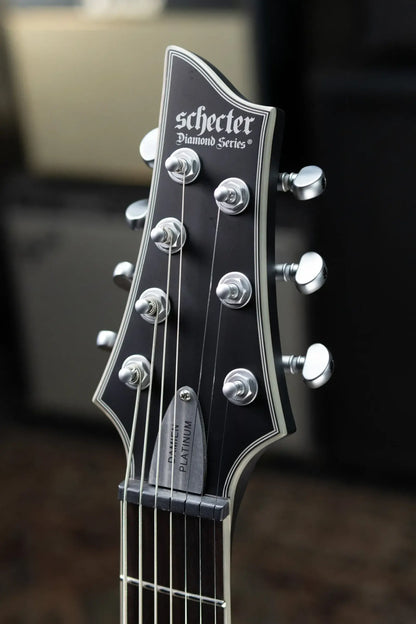 Schecter Damien Platinum-7 7-String Electric Guitar - Satin Black