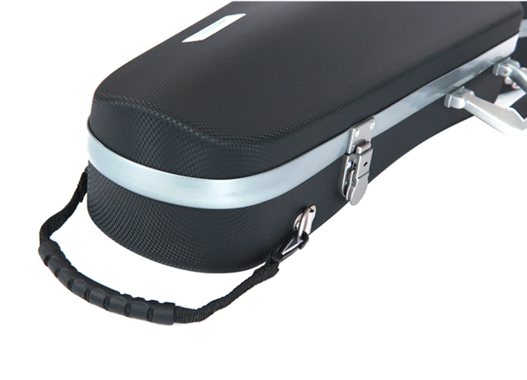 BAM Panther Hightech Contoured Viola Case, Black