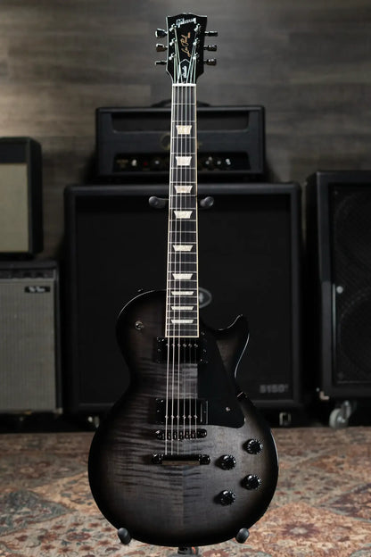 Gibson Les Paul Studio Session Electric Guitar - Translucent Ebony Burst with Gig Bag