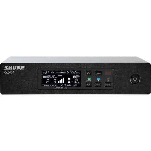 Shure QLXD4 Half-Rack, Single Channel Receiver - H50 Frequency