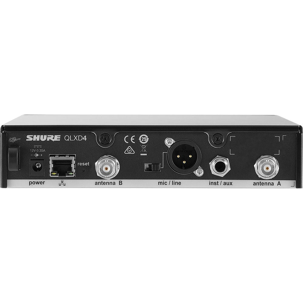 Shure QLXD4 Half-Rack, Single Channel Receiver - H50 Frequency