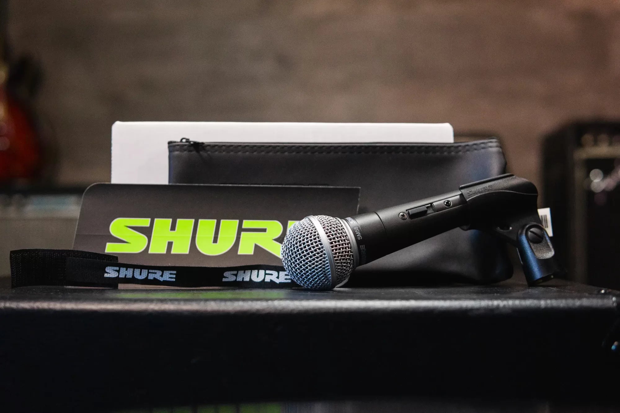 Shure SM58S Microphone w Switch haggertys 5