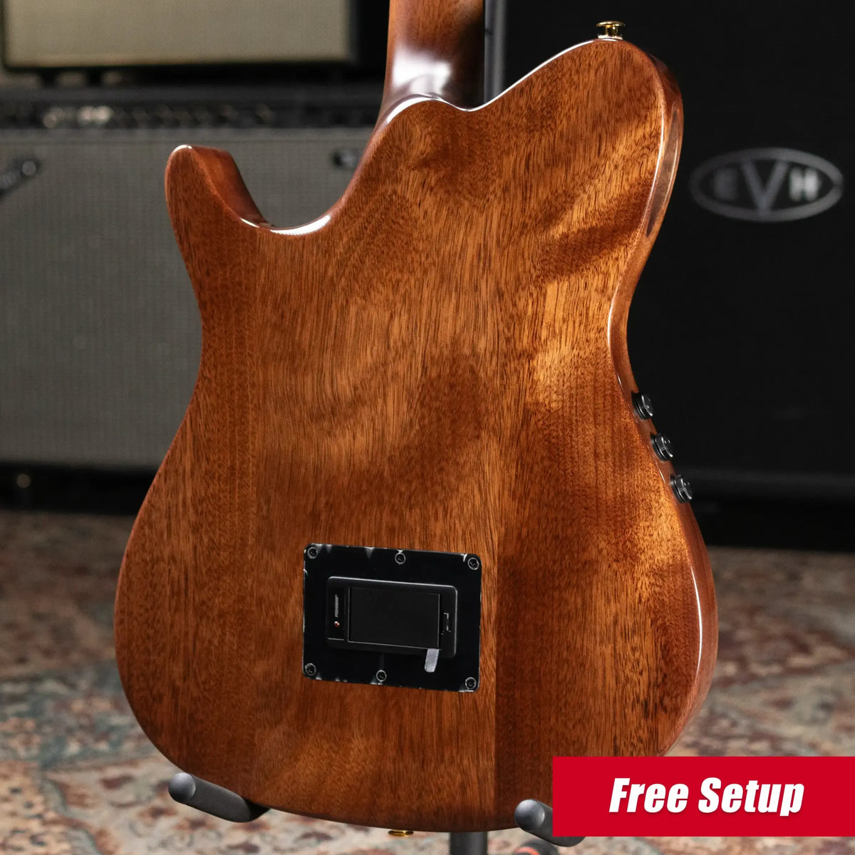 Ibanez TOD100N Tim Henson Signature Nylon Electric Guitar - Natural High Gloss with Gig Bag