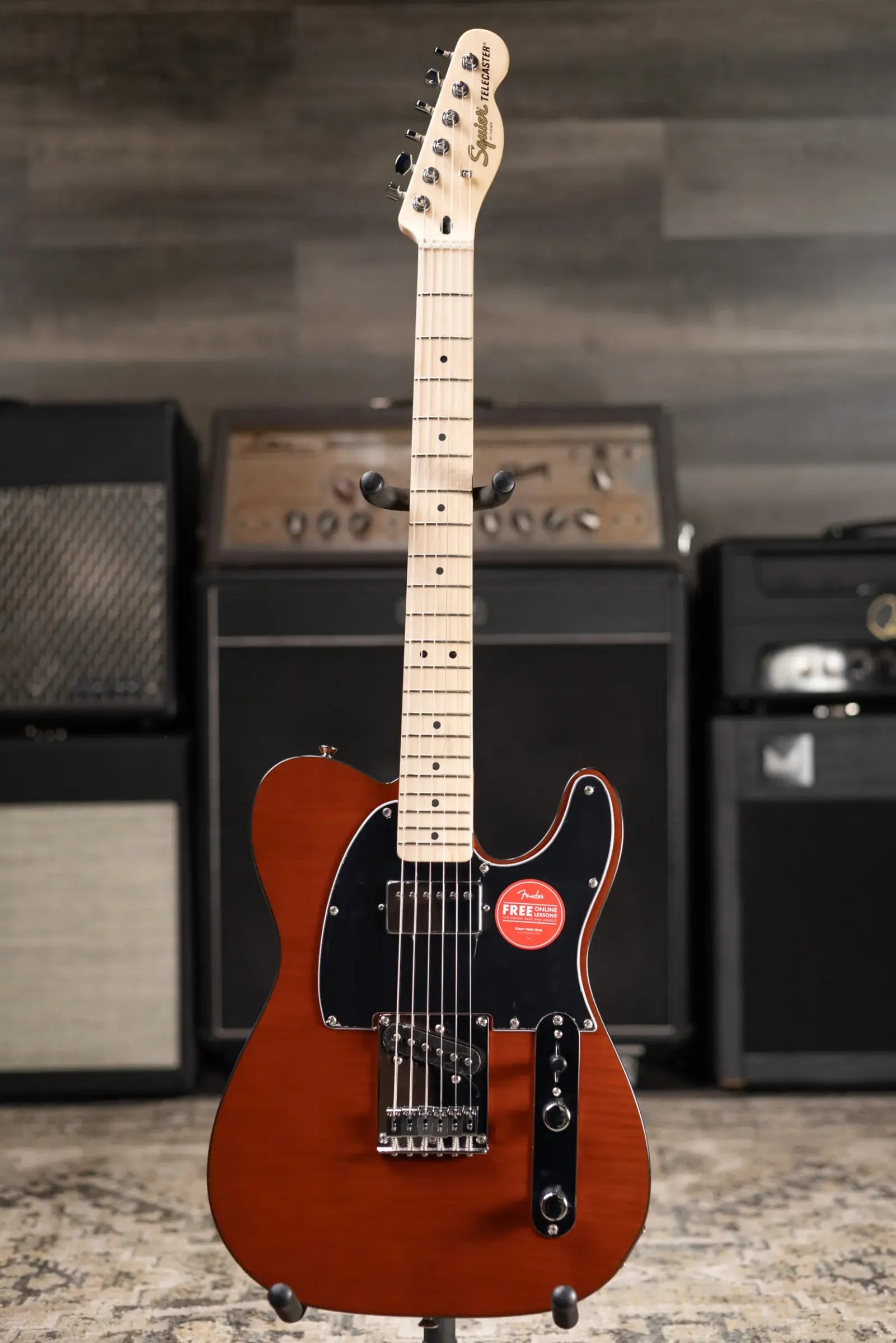 Squier Affinity Series Telecaster FMT SH Electric Guitar - Mocha