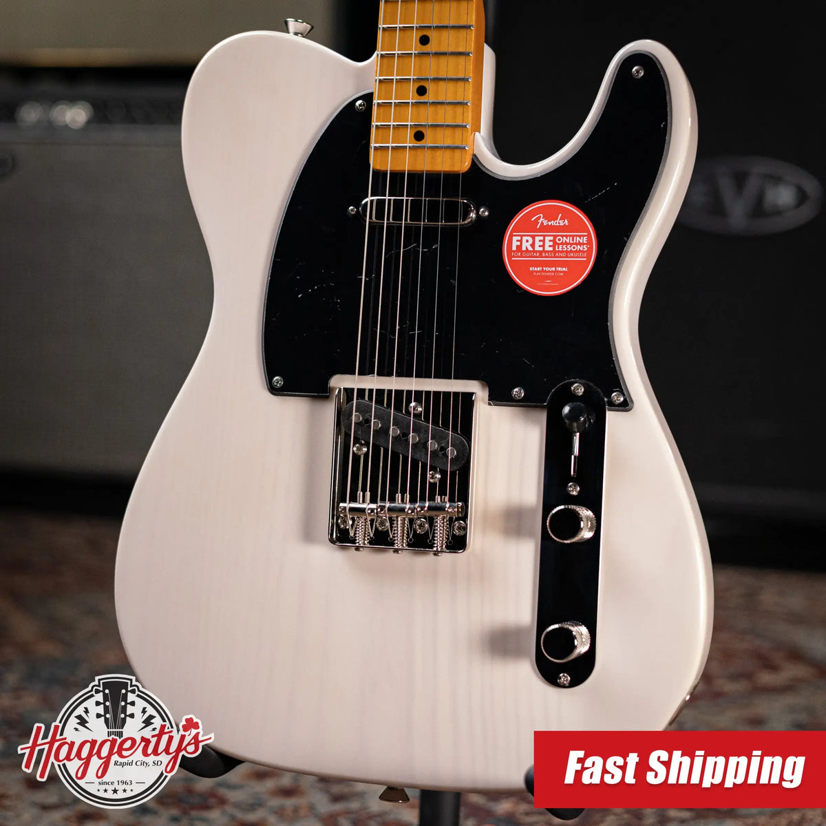 Squier Classic Vibe '50s Telecaster Electric Guitar - White Blonde