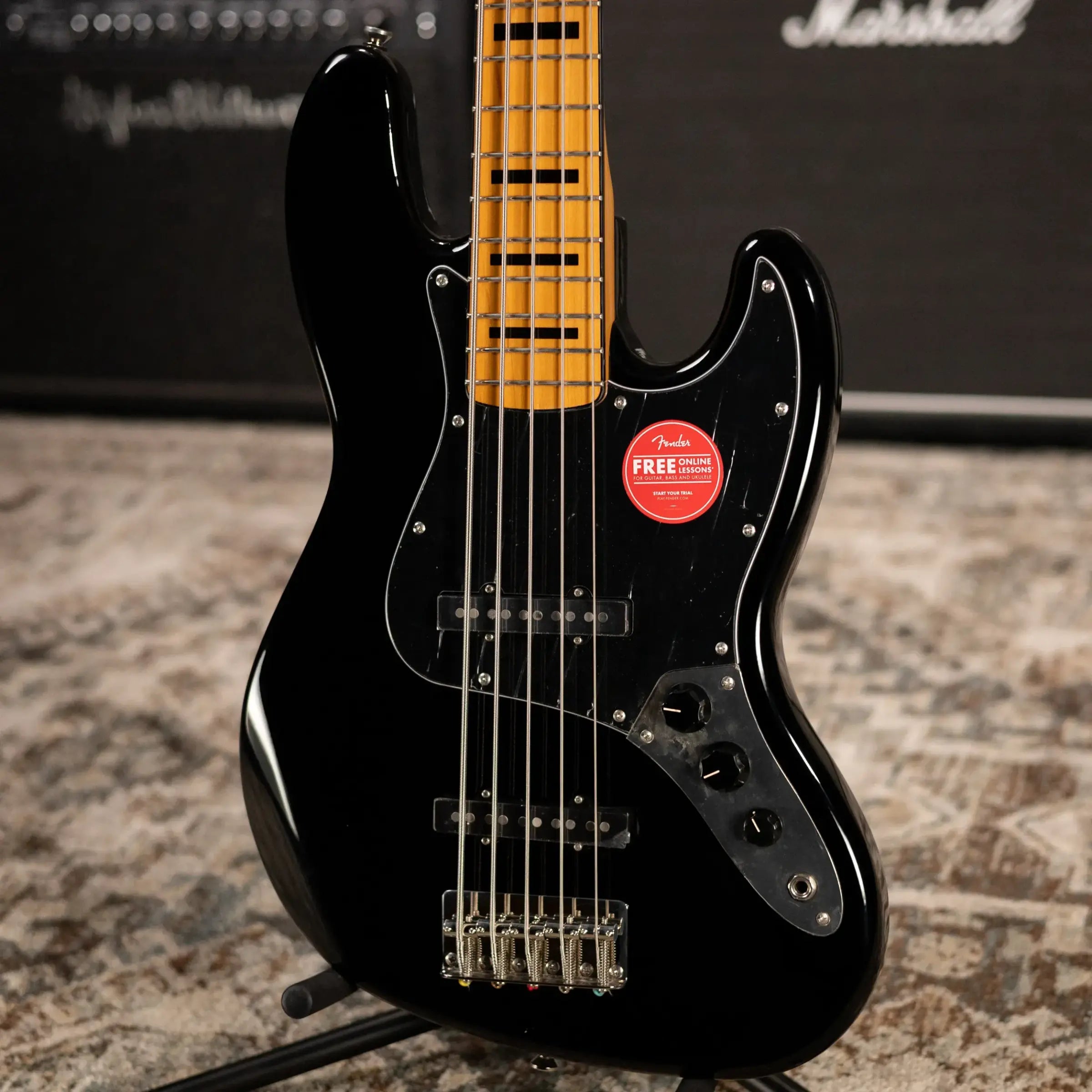 Squier Classic Vibe '70s Jazz Bass V - Black