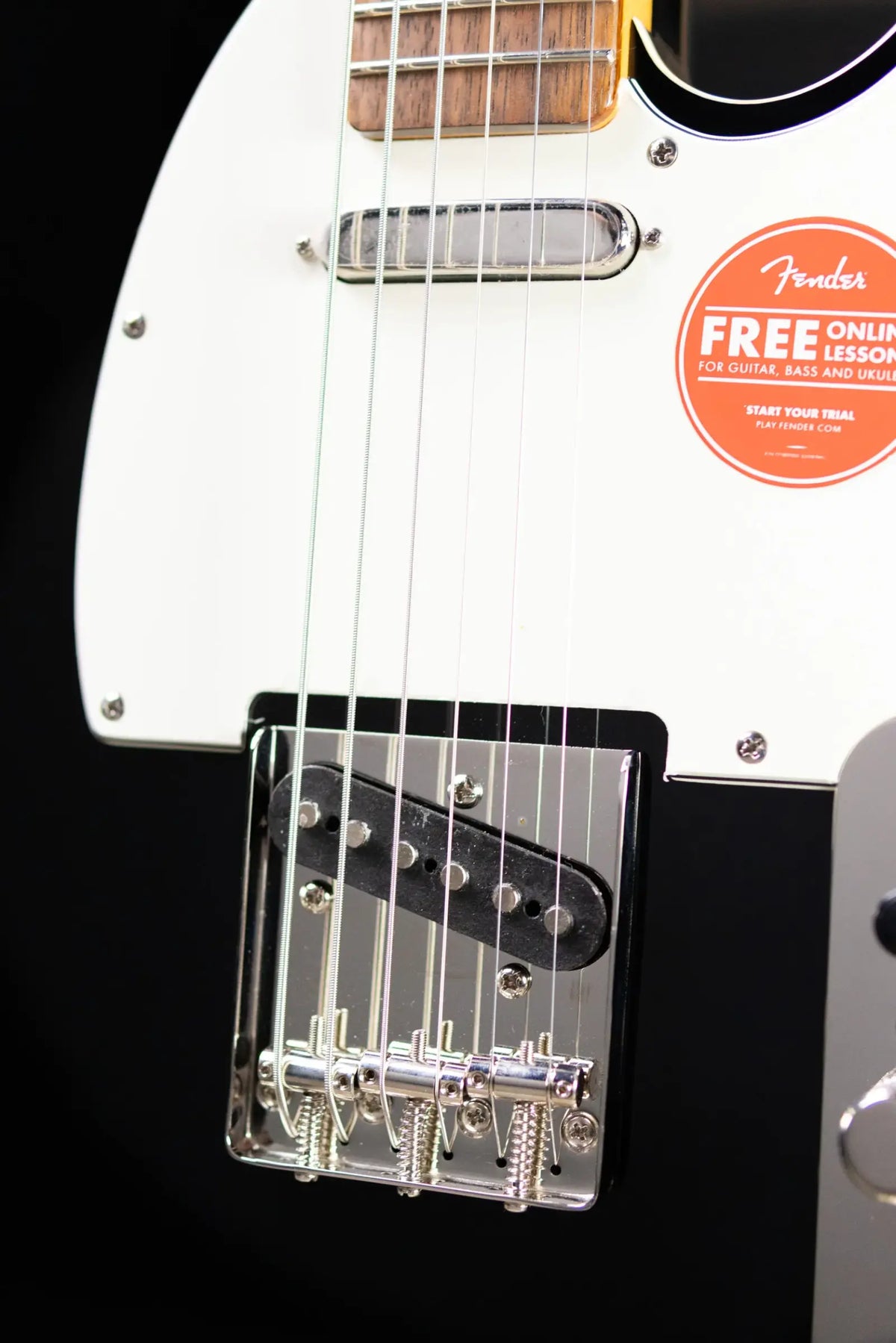Squier Classic Vibe Baritone Custom Telecaster Electric Guitar - Black